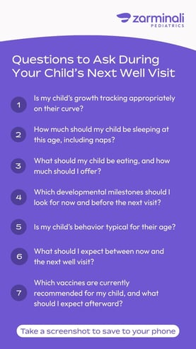 Questions to Ask Your Pediatrician Screenshot
